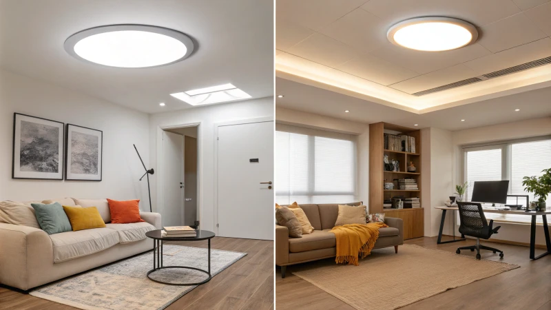 Đèn LED tròn vs đèn LED vuông: Loại nào phù hợp cho không gian hiện đại?